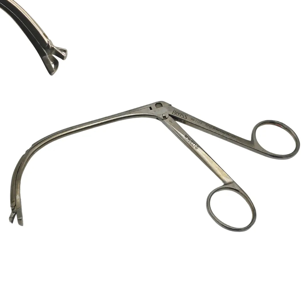Boss 94-1123 King Adenoid Punch Surgical Instrument | Size 3 Triangular Jaw Boss
