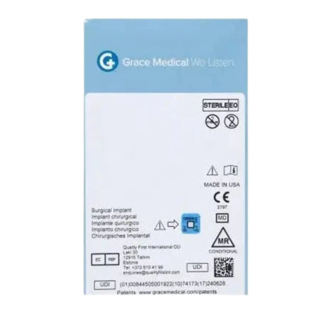 Grace Medical 510-061C Paparella Ventilation Tube with Tab 1.14mm ID Silicone BX/5 Grace Medical