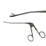 Acufex 012042 Basket Punch Scoop Forceps 1.3mm Upbiter Curved Left 9" Acufex