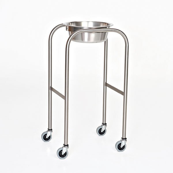 Midcentral Medical MCM-1000/1001/1002/1003 SS Single or Double Bowl Ring Stand Midcentral Medical