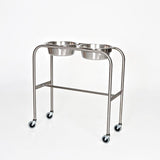 Midcentral Medical MCM-1000/1001/1002/1003 SS Single or Double Bowl Ring Stand Midcentral Medical