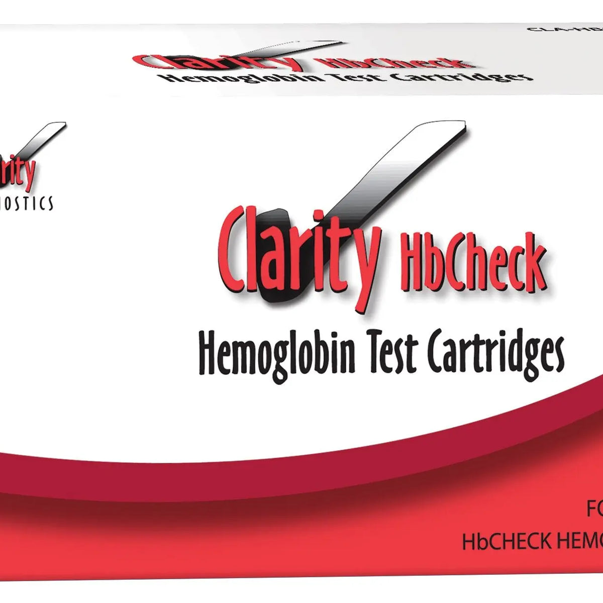 Clarity CLA-HBS50 HbCheck Hemoglobin Strips 50/BX - Primis Medical