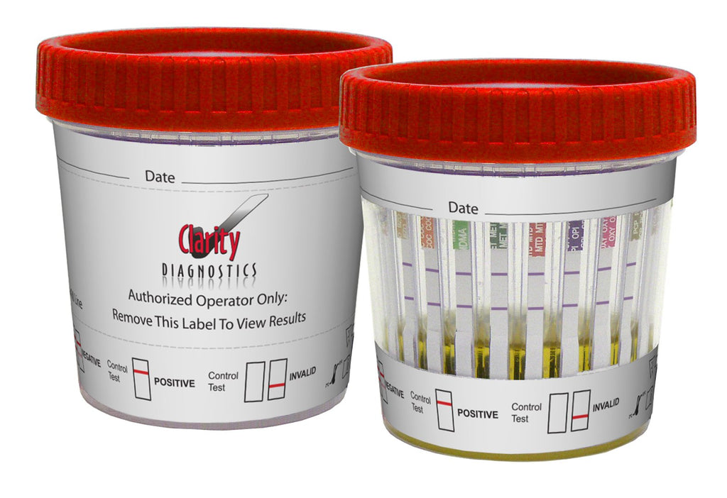 Clarity CD-CDOA-7125 CLIA Waived Drug Test Cup 12 Panel 25/bx, 4bx/cs