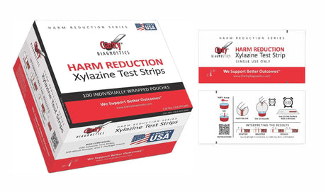 Clarity CLA-XYL100 Diagnostics Harm Reduction Xylazine Test Strips 100/bx Clarity Diagnostics