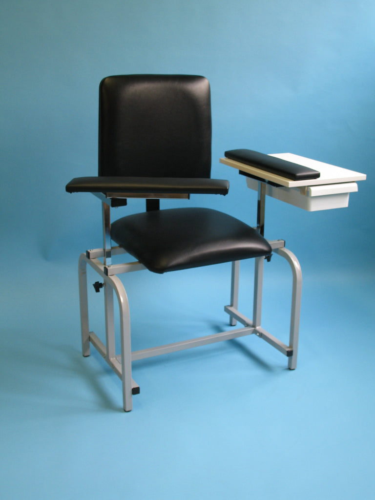 Brandt 20710 Uphol. Blood Dwg. Chair, w/Drawer