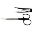 V. Mueller OP5540-S Supercut Iris Scissors Curved Black 4-1/2" V. Mueller