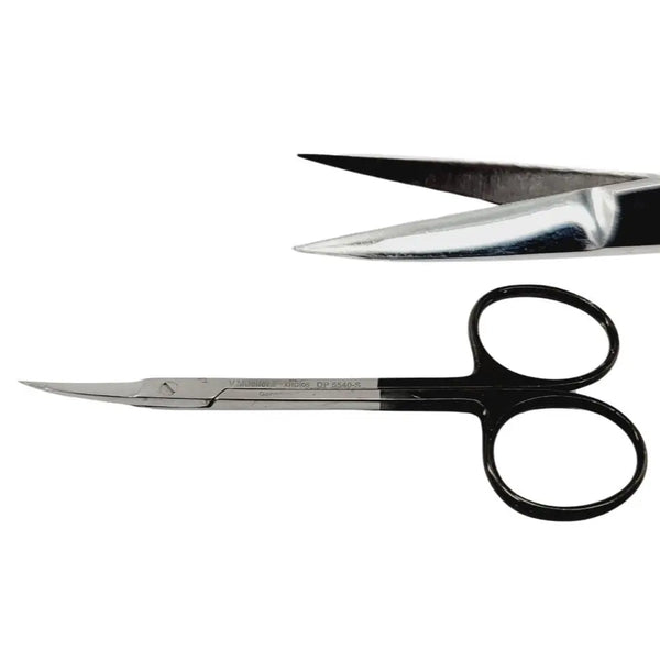 V. Mueller OP5540-S Supercut Iris Scissors Curved Black 4-1/2