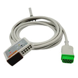 GE 2017006-001 Multi-Link 12 Lead AHA 3.6m Standard 12Ft Cable GE