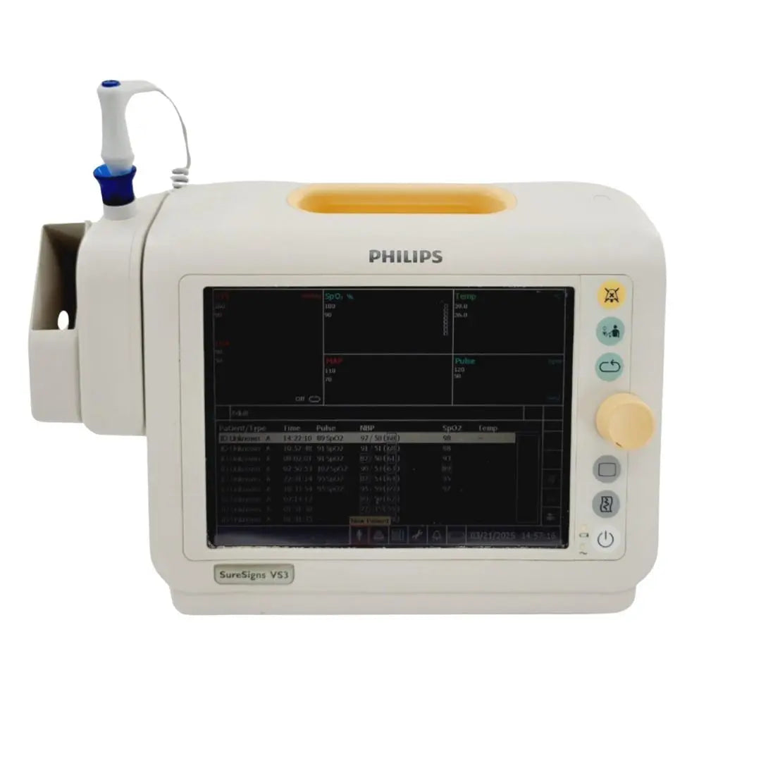 Philips VS3 SureSigns Vital Signs Monitor NBP SpO₂ Temperature Refurbished Primis Medical