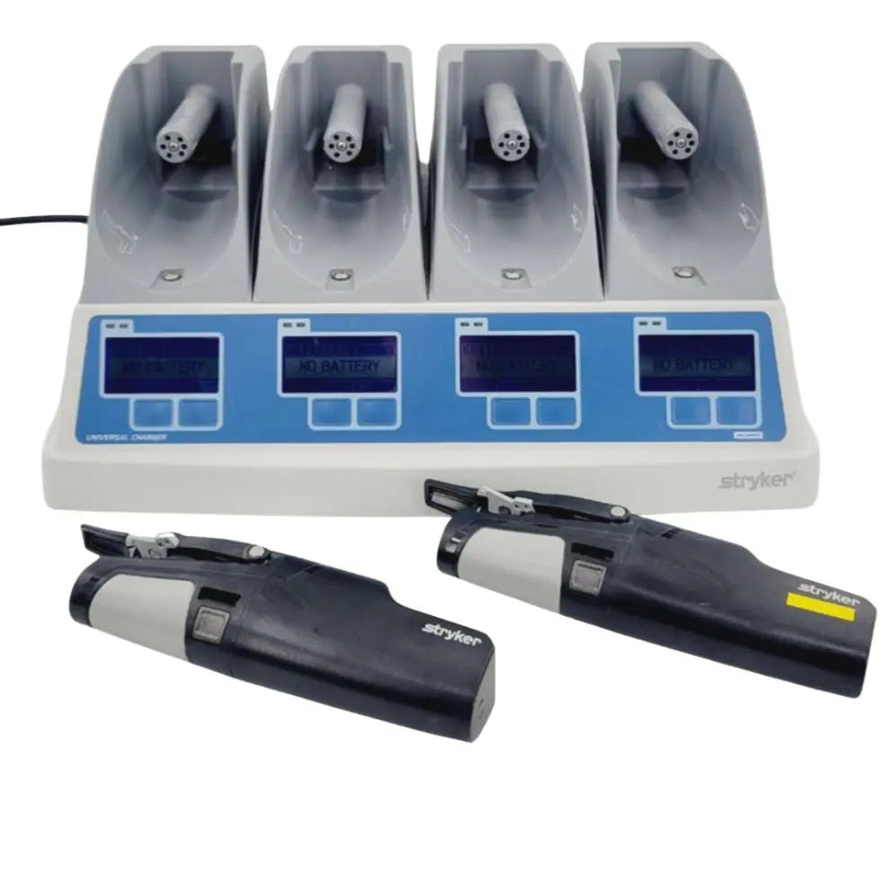Stryker 7100-190-000 F1 Universal Battery Charger w/ 2 Smartgrips Pencil Modules Stryker