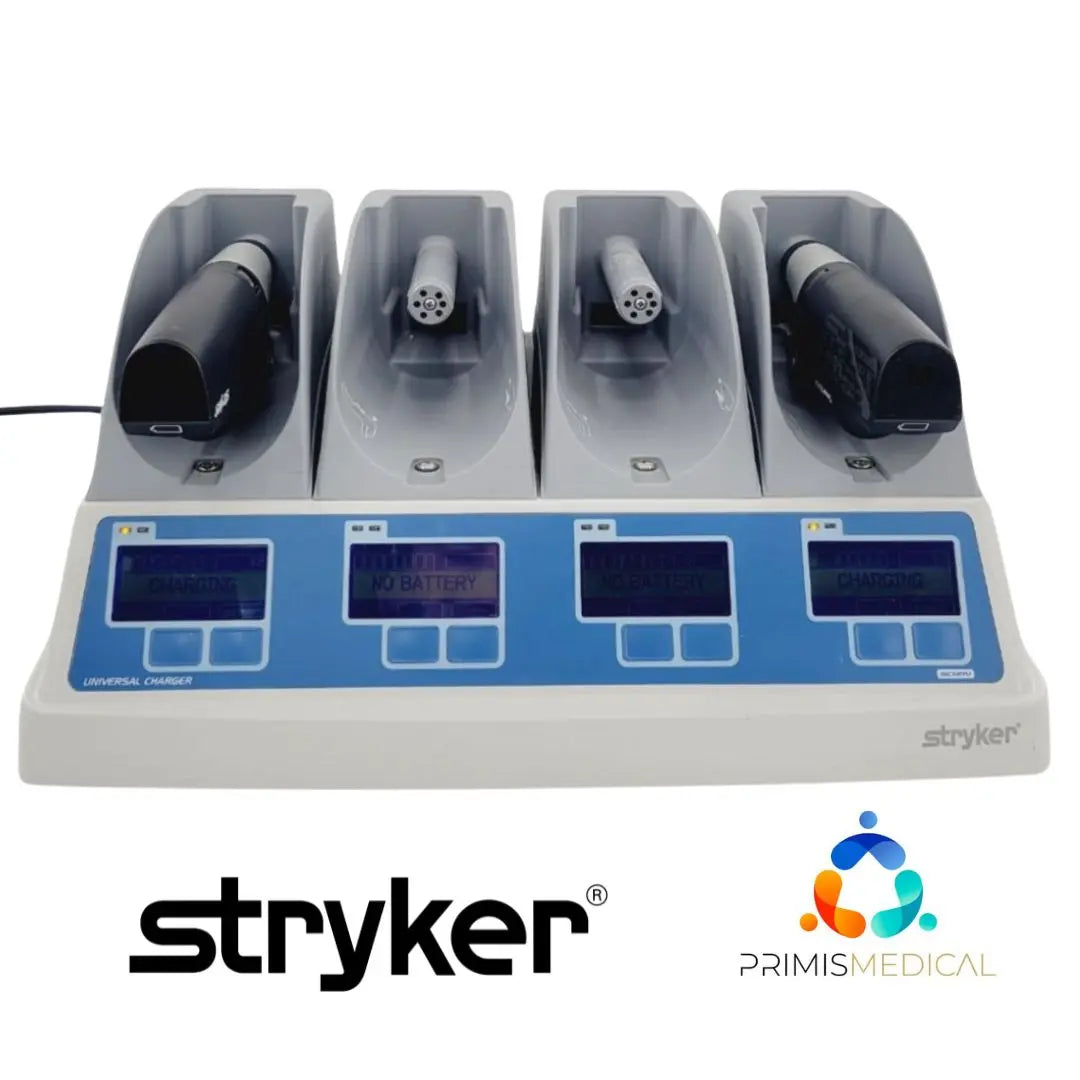 Stryker 7100-190-000 F1 Universal Battery Charger w/ 2 Smartgrips Pencil Modules Stryker