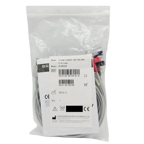 Mindray 0010-20-42702 5-Lead ECG Trunk Cable & Lead Set Mindray