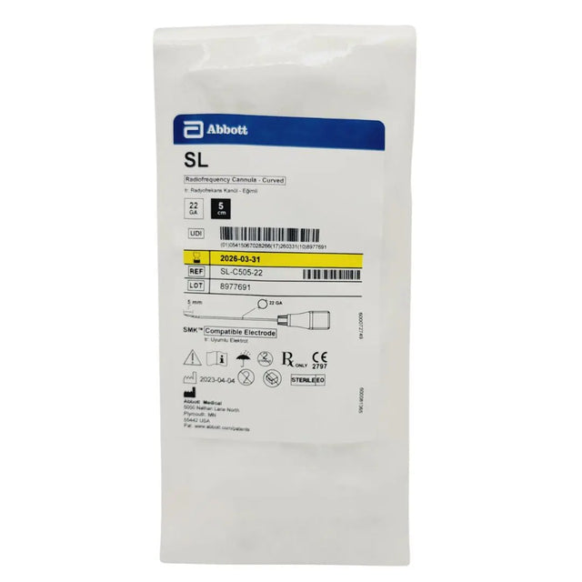 Abbott SL-C505-22 Radiofrequency 5cm 22G Cannula Curved Abbott