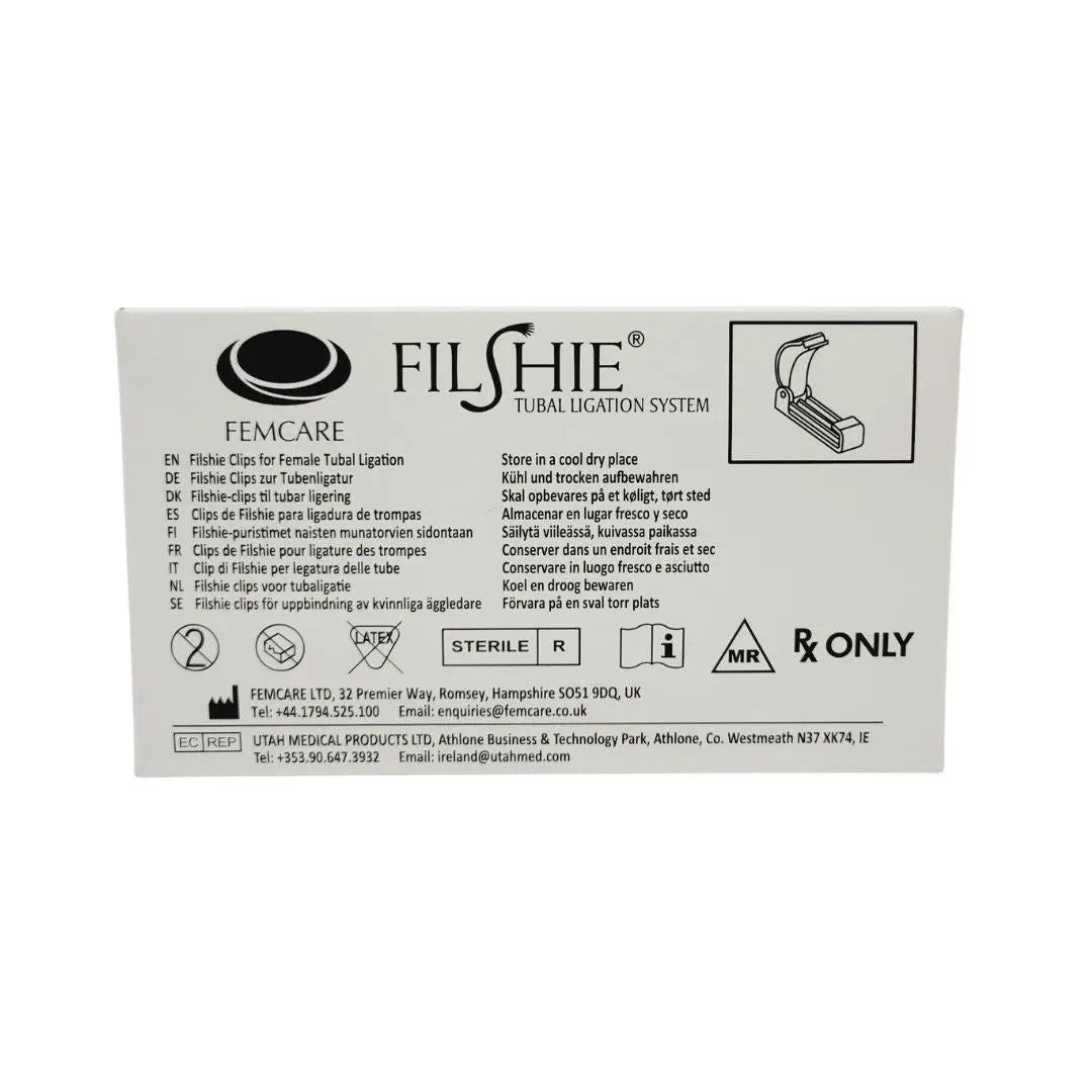 Femcare AVM-851J Filshie Clips for Female Tubal Ligation Box of 10 Femcare