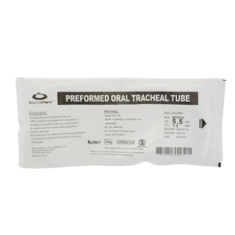 SourceMark M0555U Endotracheal Tube Uncuffed 5.5mm 10PK SourceMark