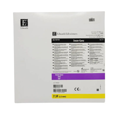 Edwards Lifesciences 782F75M VIP/Oximetry Thermodilution Catheter 7.5Fr Edwards