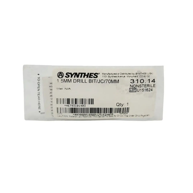 Synthes 310.14 1.5mm Drill Bit / JC Orthopedic 2-7/8" Synthes