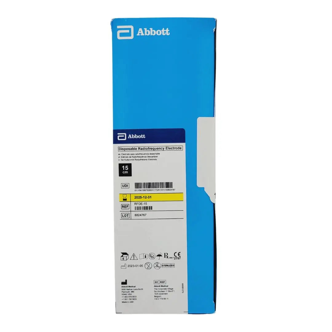 Abbott RFDE-15 Disposable Radiofrequency 15cm Electrode Box of 5 Abbott