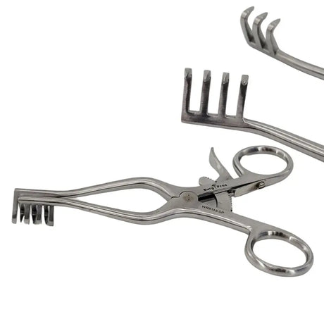Surgpro WR514SSP Weitlaner Retractor 3 x 4 Sharp Prongs 5-3/8" Surgpro