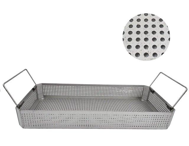 Instrument Sterilization Tray with Handles 22" x 10" x 3" Unbranded