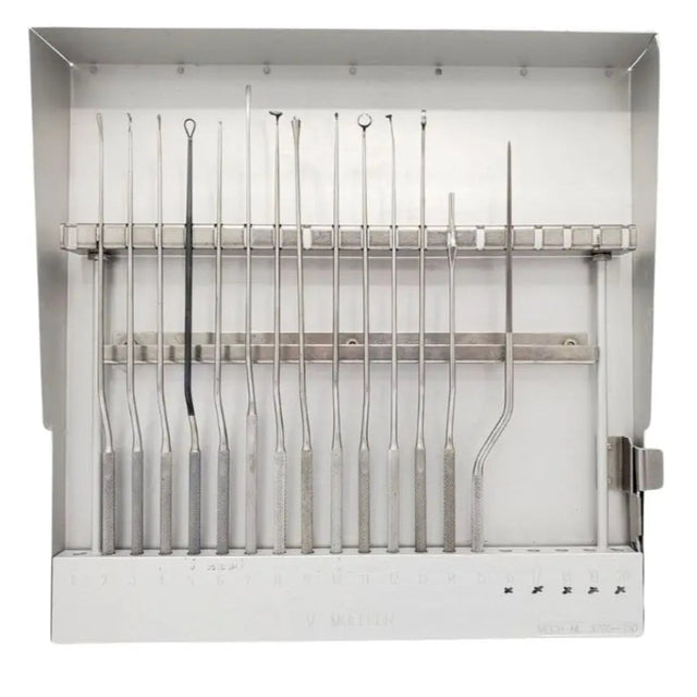 V. Mueller Rhoton Trans-Sphenoidal 14-Piece Instrument Set and Case Neurology Primis Medical