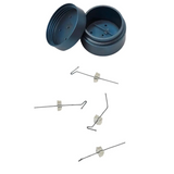D&K 6-153 Sterilizing Case w/ 4 Mackool Cataract Support Hooks Primis Medical