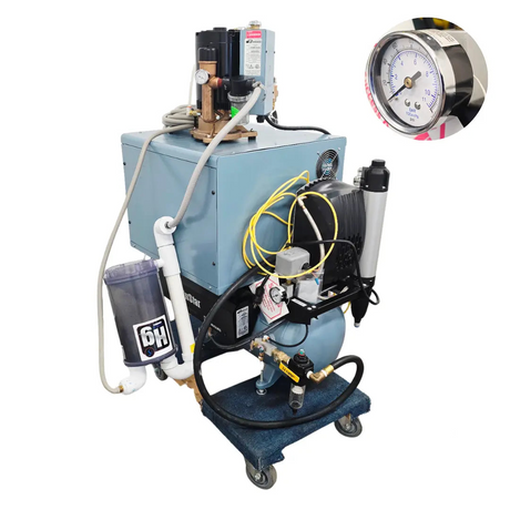 Air Techniques VacStar 20 VS20 Dental Vacuum w/ AirStar AS21M Compressor Primis Medical
