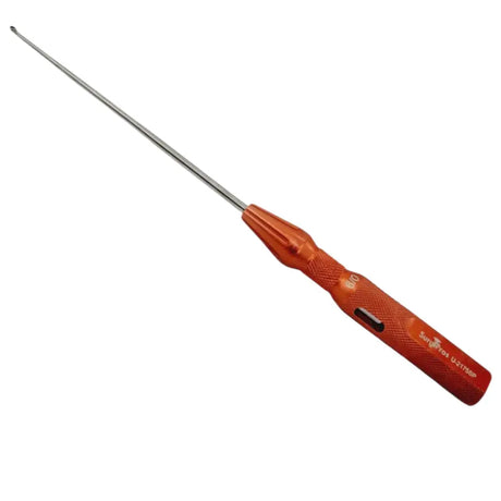 Surgpro U-2175SP Chroma-Line Micro Spinal Curette Straight Size 6/0 Red 9-1/4" Surgapro