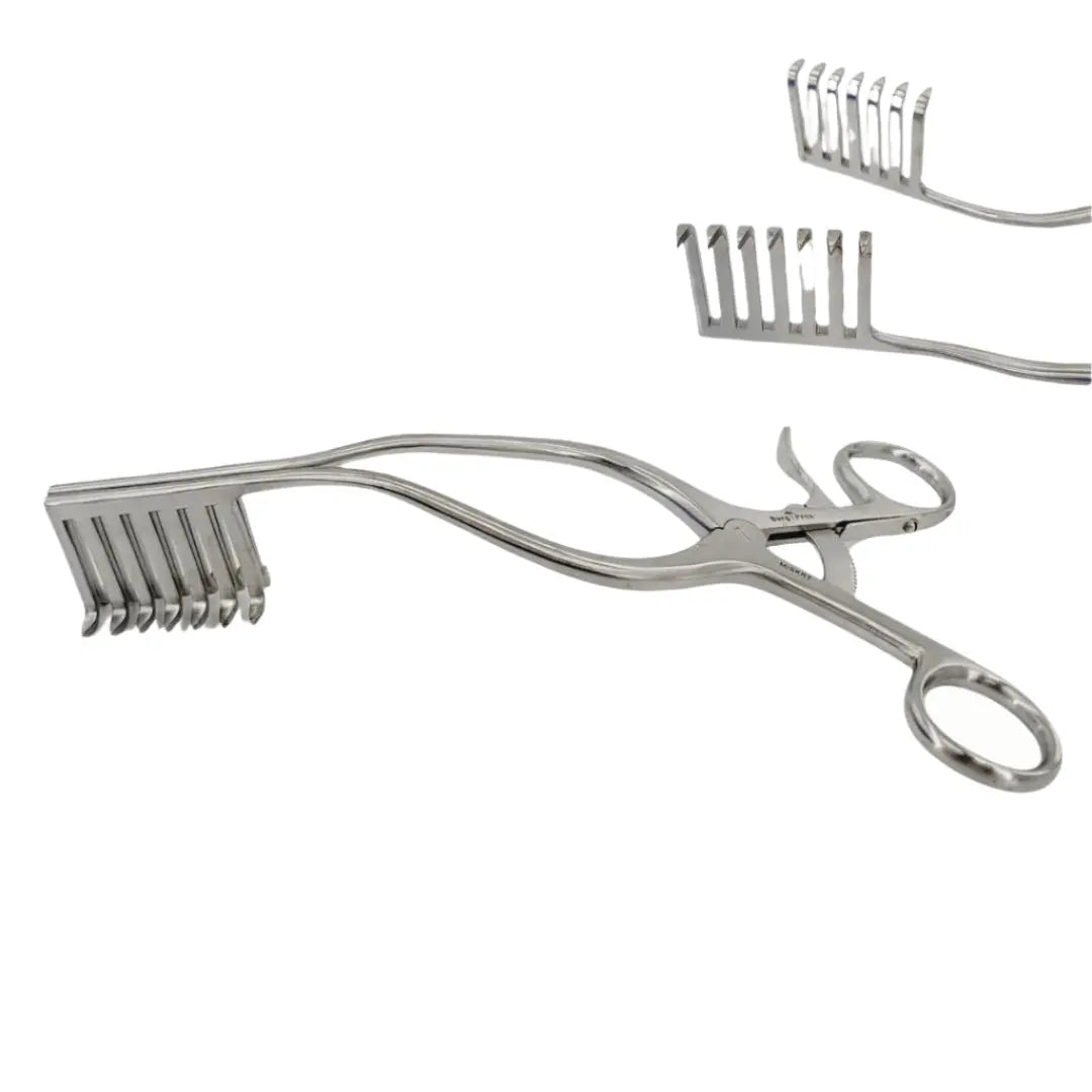 Surgpro MISKRT Miskimon Cerebellar Retractor 7 Sharp Prongs 35mm x 32mm Surgpro