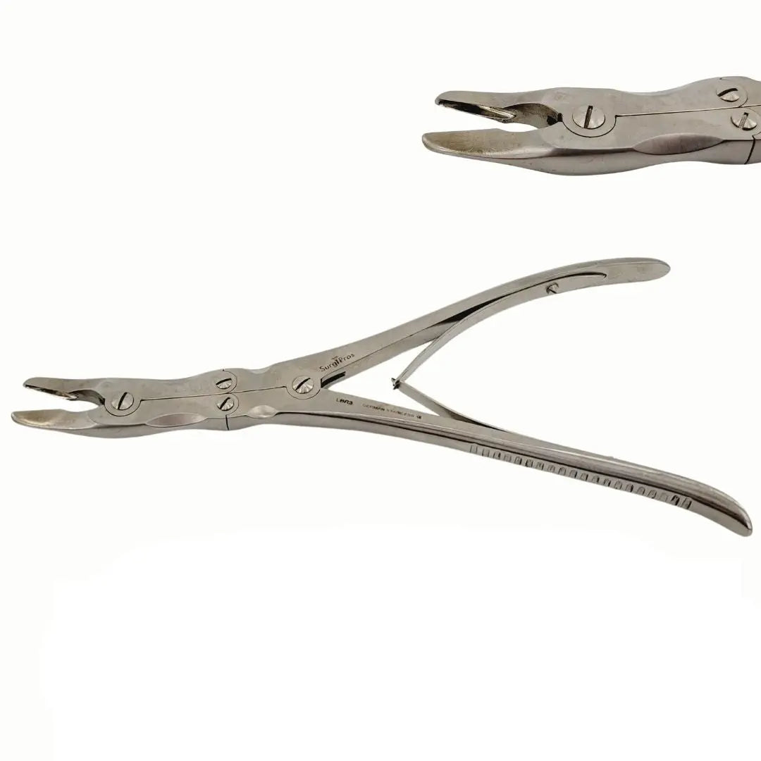 Surgpro Ruskin Rongeur 3mm x 10mm Curved Orthopedic 9-1/2" Surgpro