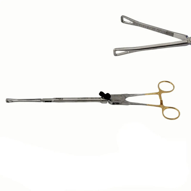 Pilling 131114A Landreneau Pennington Grasping Forceps Straight 10mm Tip 13-1/2" Pilling