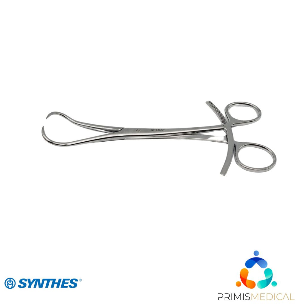 Synthes 399.98 Reduction Forceps w/ Points Ratchet Handle 8"