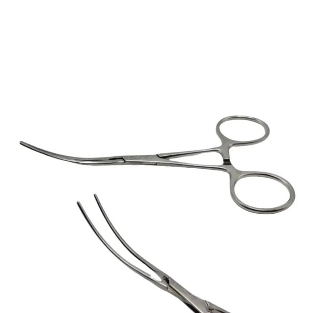 Jarit 320-182 DeBakey Clamp Curved Ring Handle 46.5mm Jaw 5-1/4" Jarit