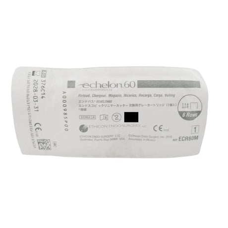 Ethicon ECR60M Endoscopic Liner Cutter Reload Gray 2.0mm w/ 6 Rows Ethicon