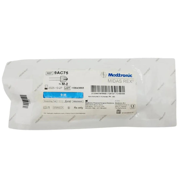 Medtronic 9AC75 Midas Rex 9cm x 7.5mm 9-M Legend Burr Attachment Medtronic