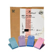 DeRoyal JPC-3NS Anesthesia Drape Peach Clamp Assorted Colors Box of 8 DeRoyal