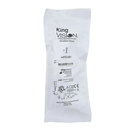 King Vision KVLAB1 Video Laryngoscope Standard aBlade Size #1 King Systems