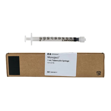 Cardinal Health 1180100777 1mL Tuburculin Syringe w/ Luer-Lock Tip Box of 60 Cardinal Health