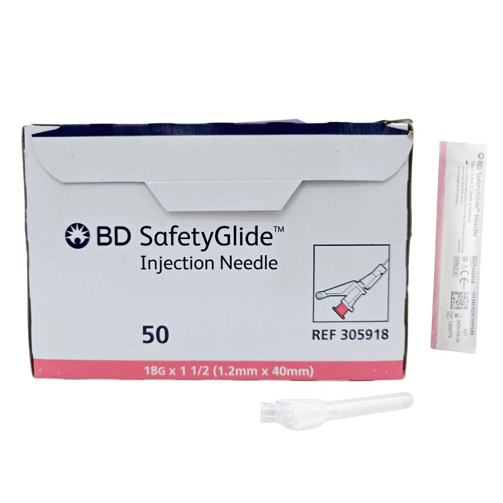 BD 305918 Injection Needle 18G x 1-1/2 RB Box of 50