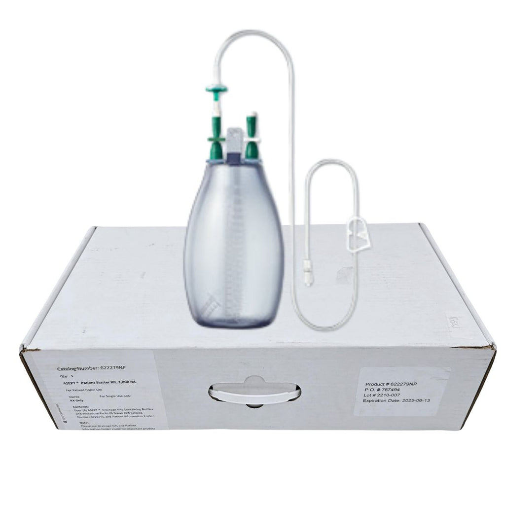 PFM Medical 622279NP ASEPT 1,000ml Patient Starter Drainage Kit Single-Use