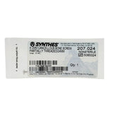 Synthes 207.024 4.0mm Cancellous Bone Screw Partially Threaded 24mm Synthes