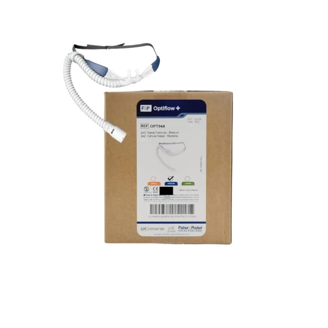 Fisher & Paykel OPT944 Optiflow + Medium Sized Nasal Cannulas Box of ...
