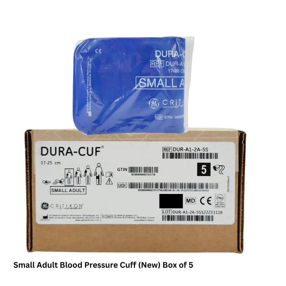 GE Medical Critikon DUR-A1-2A-5S Small Adult Blood Pressure Cuff (New) Box of 5 Primis Medical