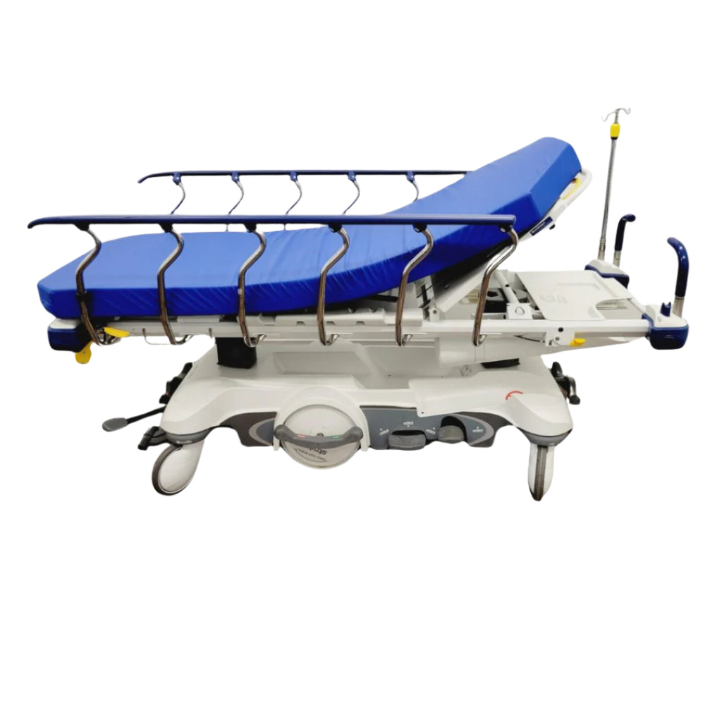 Stryker 1115 Glideaway Big Wheel Stretcher 700Lb Capacity w/ Pad Certified