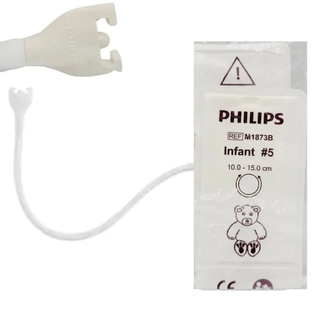 Philips M1873B Infant # 5 Cuff 10.0 - 15.0cm Disposable NIBP Primis Medical