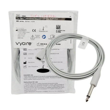 Vyaire 165641 Vital Signs Interconnect Temperature Cable 9' Vyaire