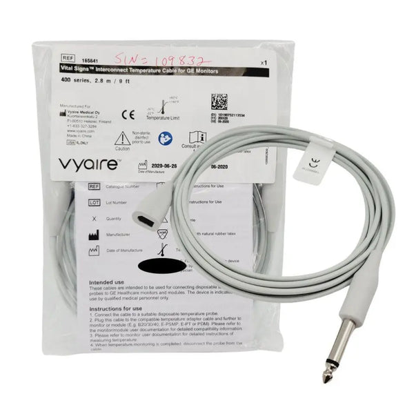 DTM・DAW VT-4 Vyaire 165641 Vital Signs Interconnect Temperature Cable 9
