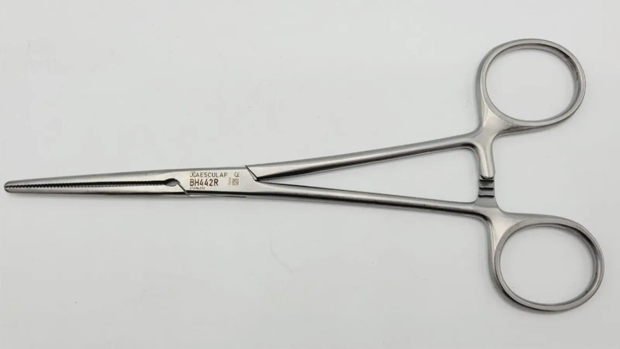 Aesculap BH442R Hemostatic Forceps Straight 6-1/4" Excellent Condition Aesculap