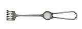 Aesculap BT276R Surgical Blunt 6-Pronged Kocher Retractor 8-3/4" Aesculap