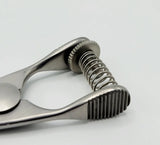 Aesculap FB433R Glover Atraumata Bulldog Clamp, Curved, 2-3/4" Aesculap